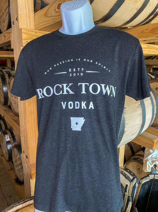 ROCK TOWN VODKA T-SHIRT - Black