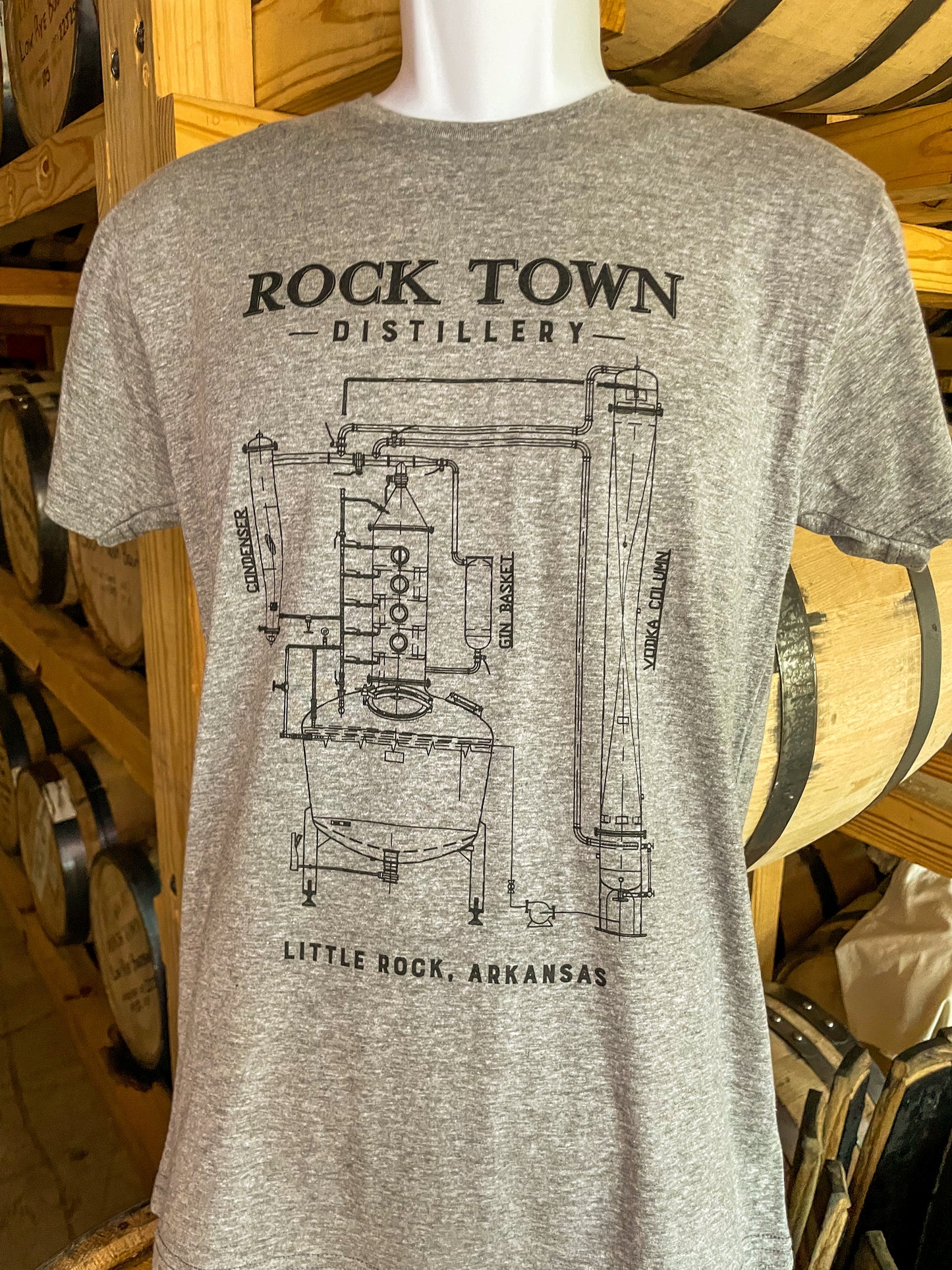 Rock Town Still T-shirt - Gray