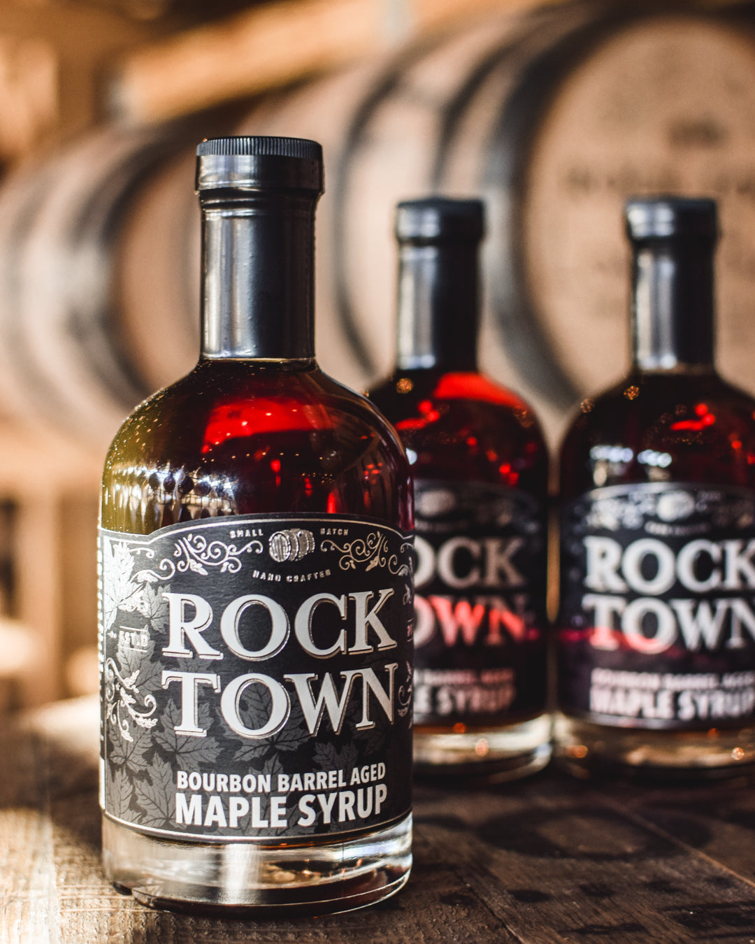 Bourbon Barrel Aged Maple Syrup – Rock Town Distillery
