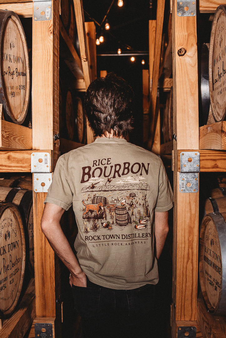 Rice Bourbon Short Sleeve T-Shirt
