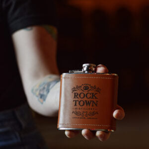 6oz. Leather Flask